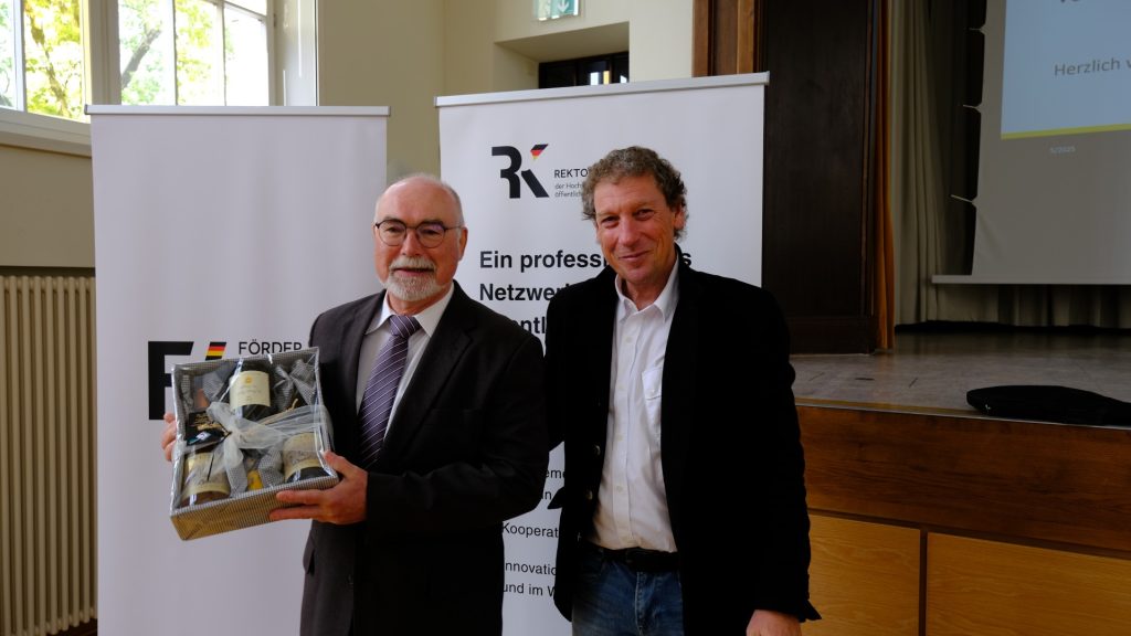 Dr. Robert Klüsener bei der Verabschiedung