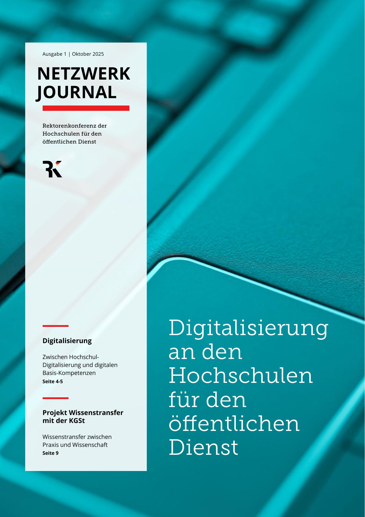 Cover der Erstausgabe des Netzwerk-Journals