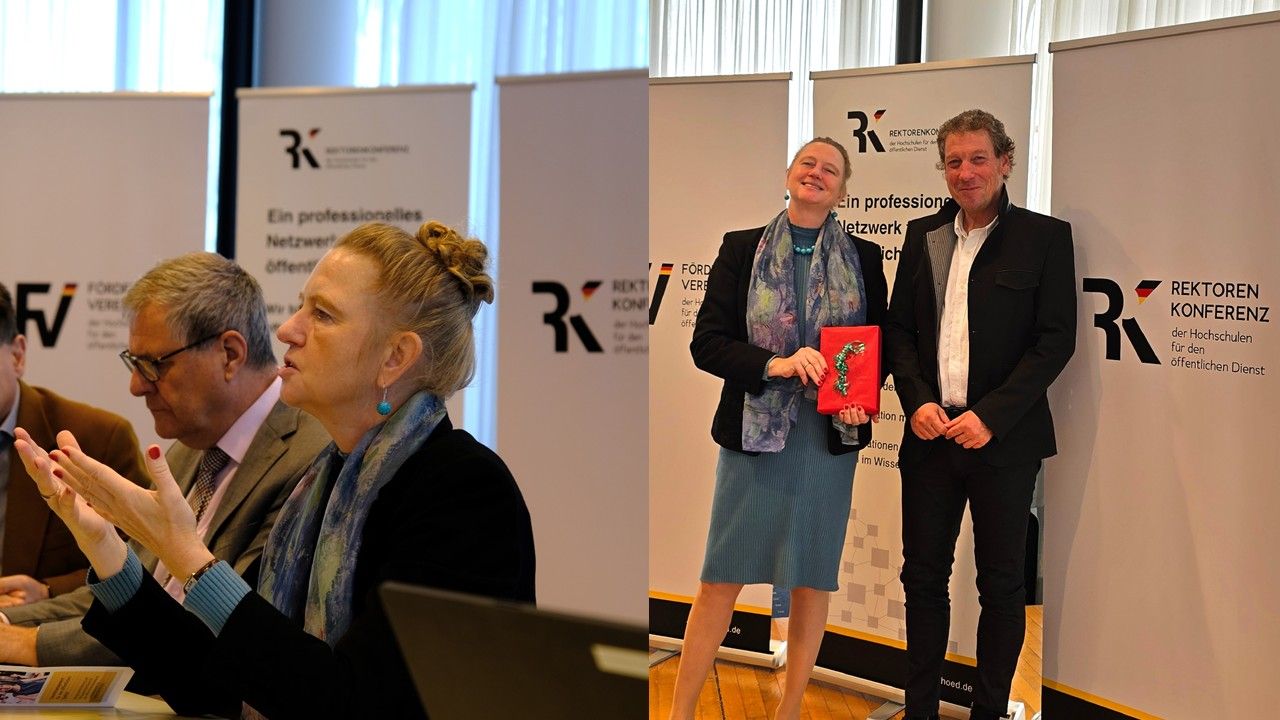 Staatssekretärin Prof. Dr. Luise Hölscher zu Gast auf der Rektorenkonferenz